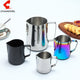 CHANOVEL 304 Stainless Steel  Espresso Coffee Pitcher Craft Latte Milk Frothing Jug Milk Pitcher - nicpigeon