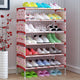 Non-woven 5 Tier DIY assembly Shoes Rack Shoe Cabinets Stand Shelf Shoes Organizer Living Room Bedroom Storage Furniture - nicpigeon