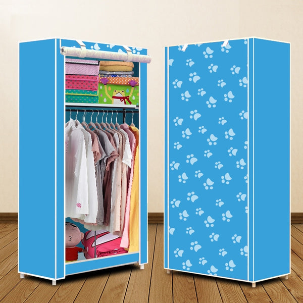 Non-woven wardrobe combination of the overall simple Korean wardrobe single wardrobe dust-proof small wardrobe dust - nicpigeon
