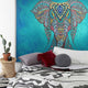 Elephant Tapestry Colored Printed Decorative Mandala Tapestry Indian 130cmx150cm 210x150cm Boho Wall Carpet - nicpigeon