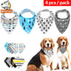 4pcs Dog Bandana Cats Dogs Scarf Bib Cotton Pet Grooming Accessories Bandage Collar for Small Medium Pet Chihuahua - nicpigeon