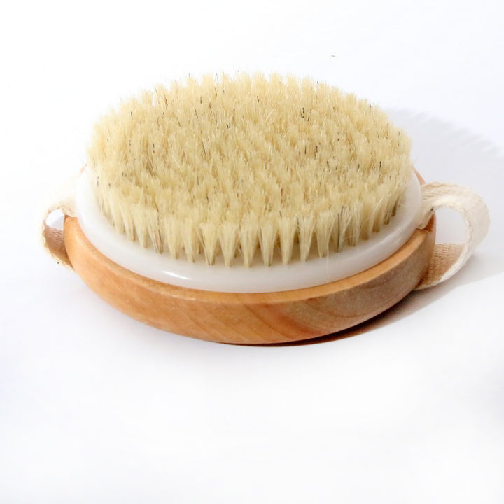 Natural bristles bristle brush Body Maasage Health Care Bath Brush for bath Shower Bristle Brushes Massage Body Brush with D5 - nicpigeon