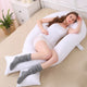 152* 75cm New Maternity  big U Shaped Body Pillows Body Pregnancy Pillow For Side Sleeper Removable Cover - nicpigeon