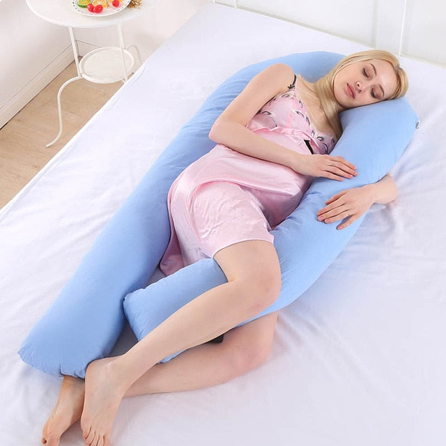 152* 75cm New Maternity  big U Shaped Body Pillows Body Pregnancy Pillow For Side Sleeper Removable Cover - nicpigeon