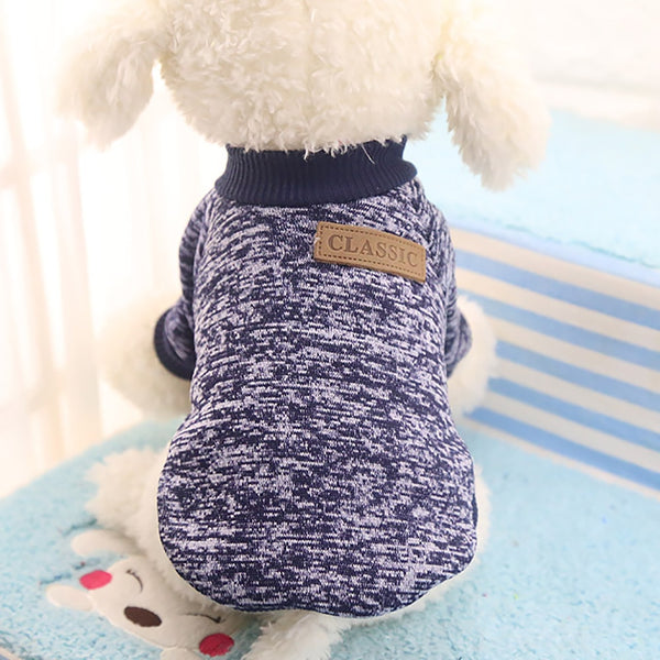 Autumn Winter Warm Dog Clothes For Small Medium Dogs Soft Dog Sweater Coat Puppy Outfit Pet Clothing Jacket Chihuahua Clothes - nicpigeon