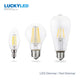 LUCKY Led Bulb E27 Dimmable 2w 4w 6w 8w E14 Led Candle Light Bulb 110v 220v Vintage Filament Lamp For Chandelier Lighting . - nicpigeon