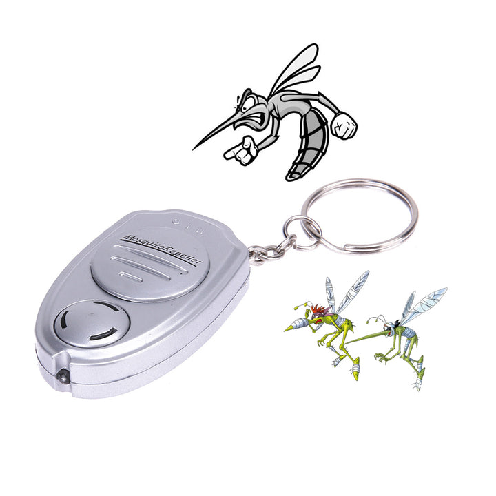 Ultrasonic Mosquito Killer Mini Electric Key Chain Pest Control Repellent Mosquito Repeller for Camping Fishing Outdoor - nicpigeon